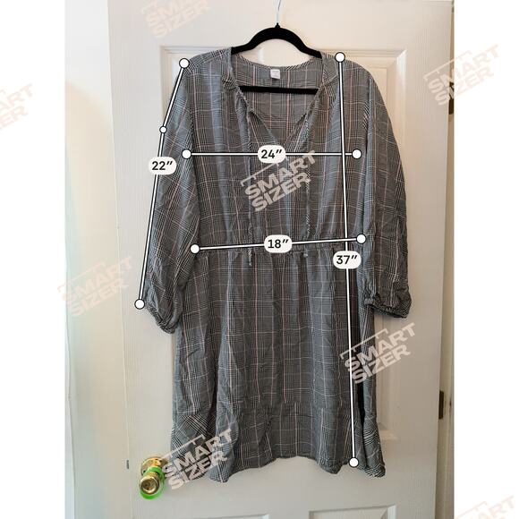 Old Navy Plaid Dress Size XLarge - Picture 4 of 7